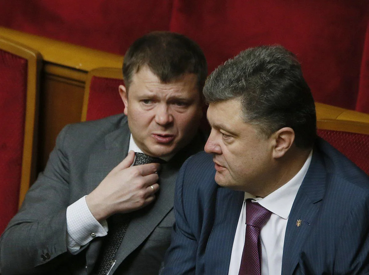 Константин Жеваго и Петр Порошенко
